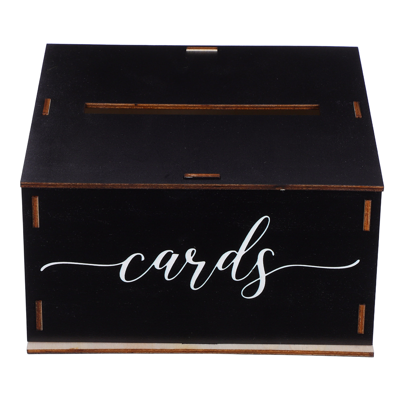 Wedding Card Box - 나무 웨딩 카드 박스, 소박한 매력의