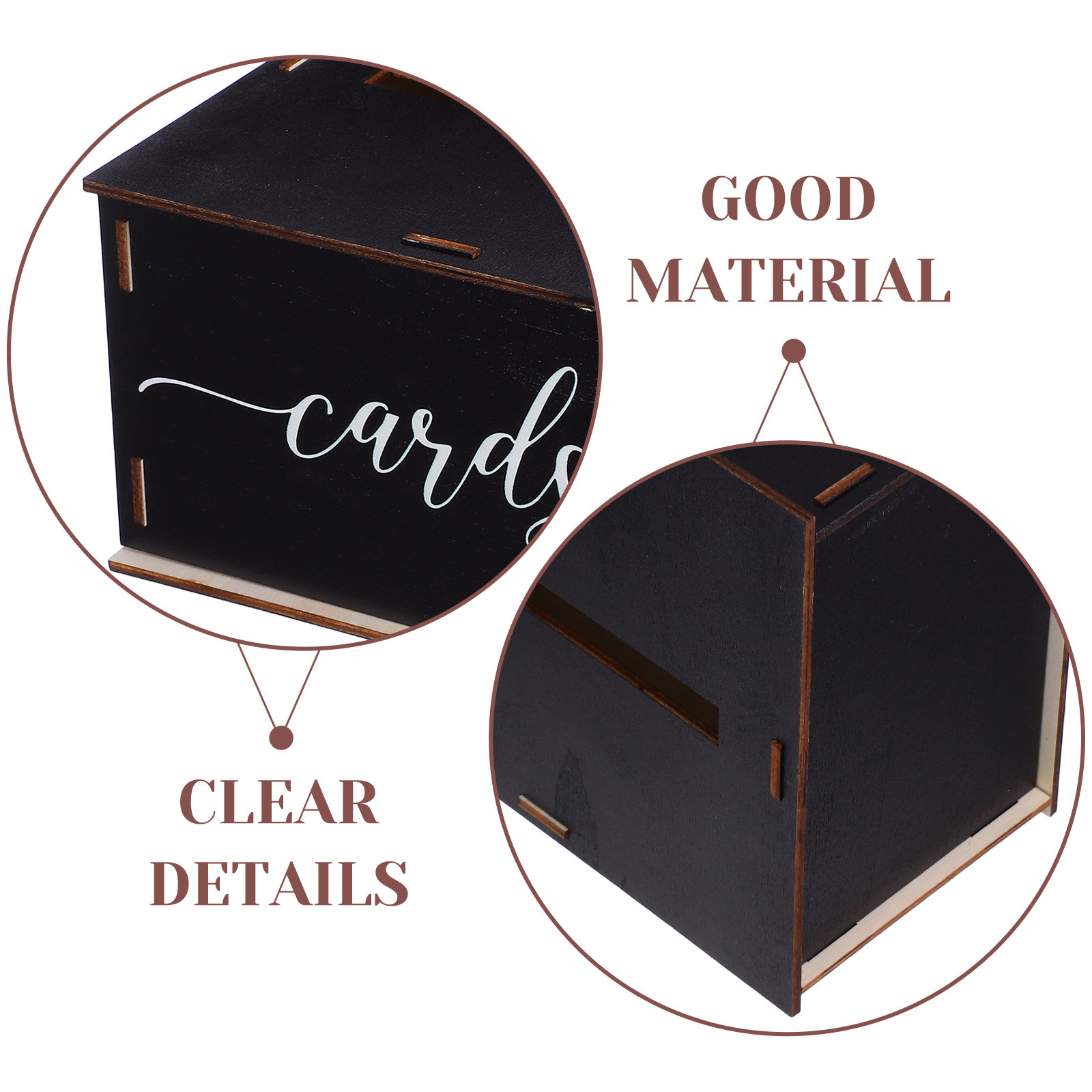 나무 웨딩 카드 박스, 소박한 매력의 장식용 카드 홀더 - Wedding Card Box 리뷰 및 가격