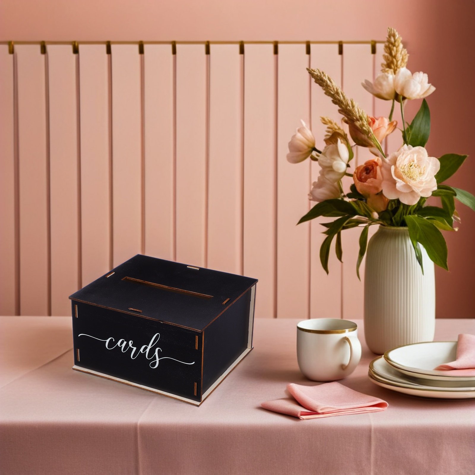 나무 웨딩 카드 박스, 소박한 매력의 장식용 카드 홀더 - Wedding Card Box 리뷰 및 가격
