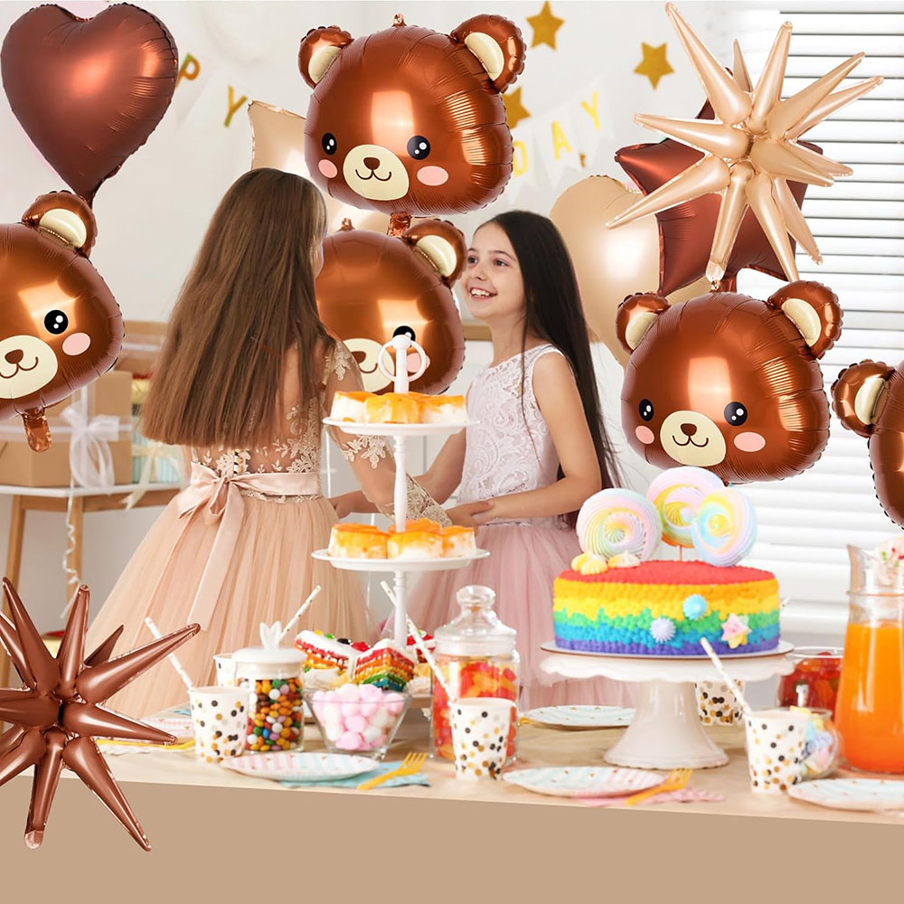 곰 모양 풍선, 알루미늄 호일 풍선, 22인치 장식용  - Wedding Zoo 리뷰 및 가격