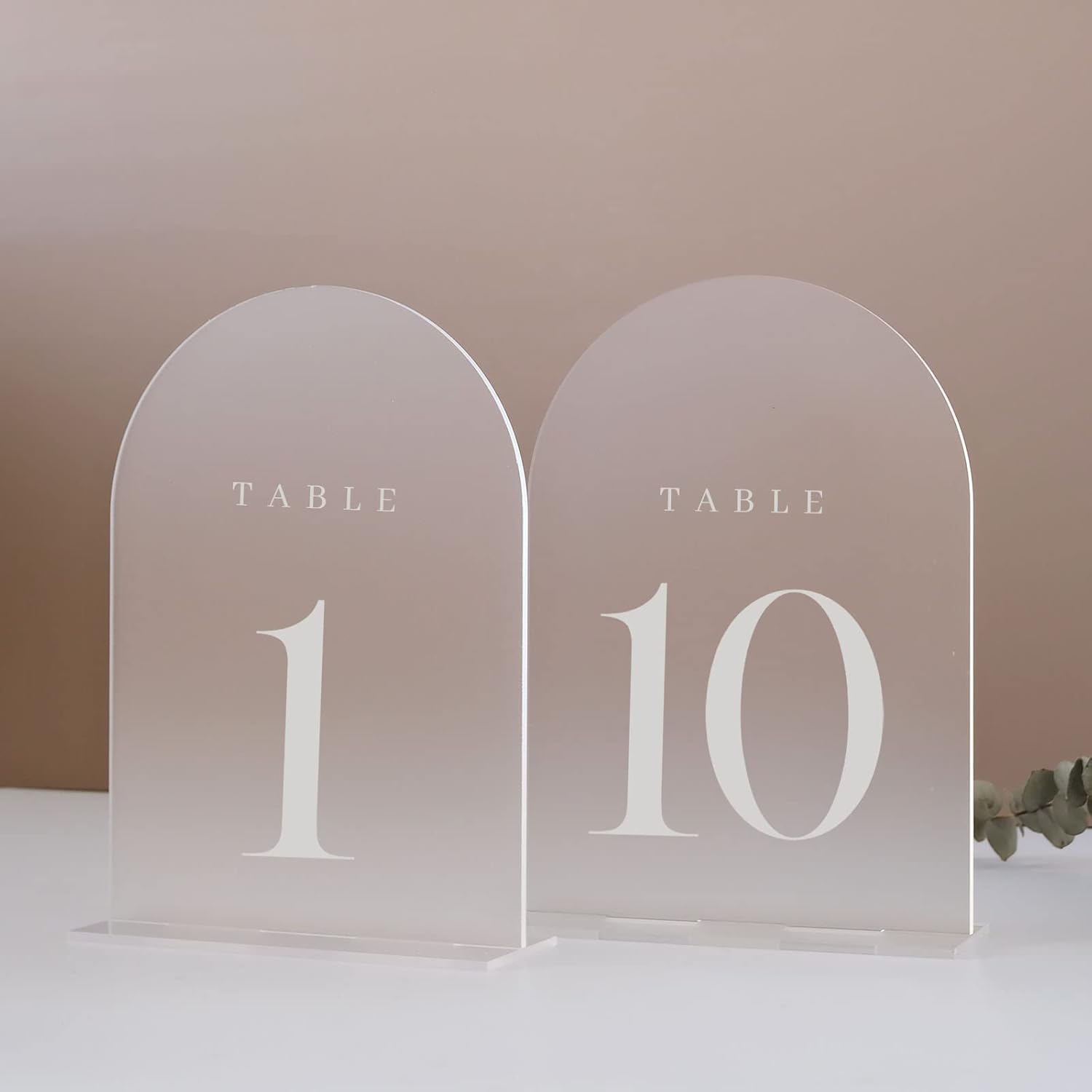 아크릴 테이블 넘버 스탠드 포함 5x7인치 투명 웨딩  - Table Number Gold 리뷰 및 가격